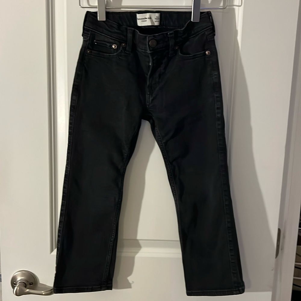 Abercrombie Kids Black Jeans size 7/8 Short